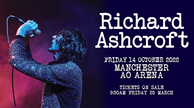 richard ashcroft: VIP Tickets + Hospitality Packages - AO Arena, Manchester